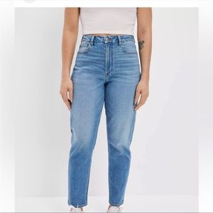 American Eagle Jeans Women's 18 Plus Size Mom jeans comfort Stretch waistband